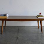 Wood Mid century modern coffee table